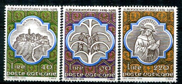 Vertikanstaten Afa 663 - 65 Postfrisk