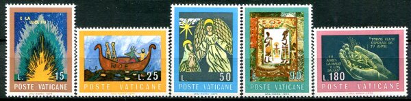 Vertikanstaten Afa 655 - 59 Postfrisk