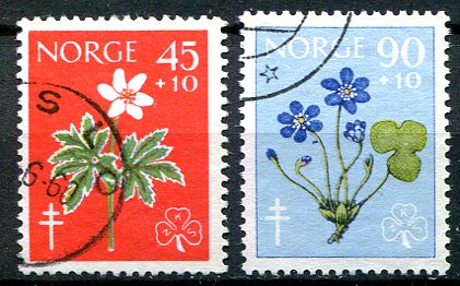 Norge Afa 453 - 54 Stemplet