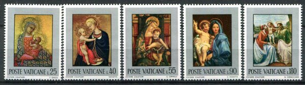 Vertikanstaten Afa 601 - 05 Postfrisk