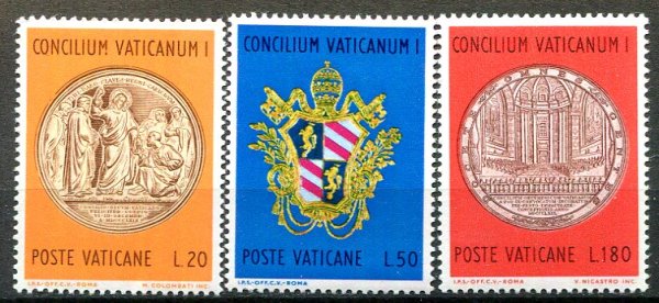 Vertikanstaten Afa 581 - 83 Postfrisk