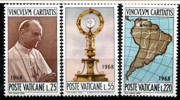 Vertikanstaten Afa 558 - 60 Postfrisk