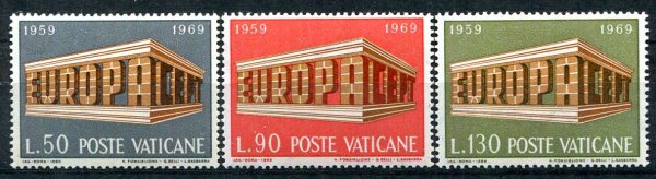 Vertikanstaten Afa 567 - 69 Postfrisk