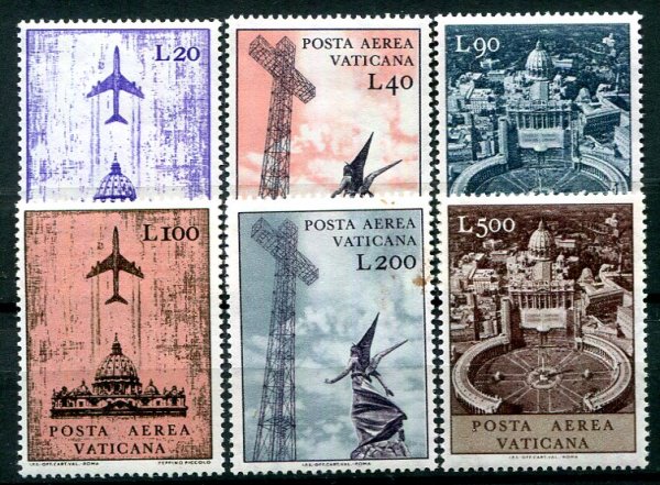 Vertikanstaten Afa 537 - 42 Postfrisk