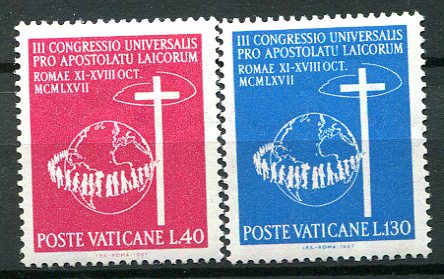 Vertikanstaten Afa 551 - 52 Postfrisk