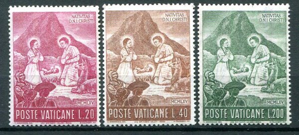Vertikanstaten Afa 507 - 09 Postfrisk