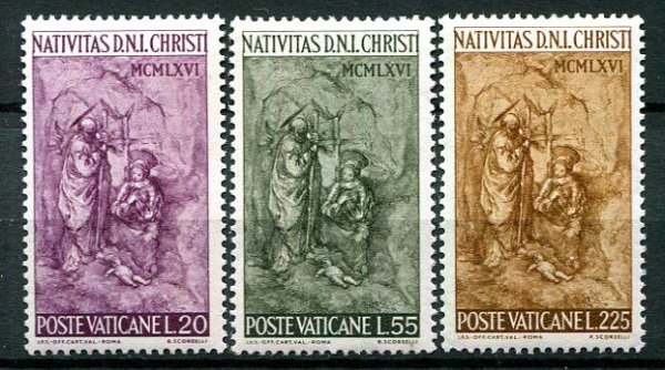 Vertikanstaten Afa 534 - 36 Postfrisk