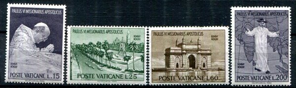 Vertikanstaten Afa 487 - 90 Postfrisk