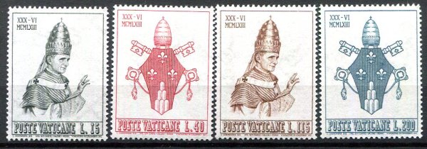 Vertikanstaten Afa 452 - 55 Postfrisk