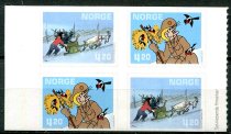 Norge Afa 1356 - 57 Postfrisk 4-blok