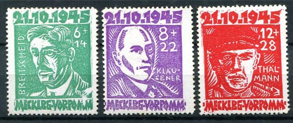 Mecklenburg-Vorpommerm Afa 15 - 27 Ustemplet