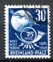 Rheinland-Pfalz Afa 53 Stemplet