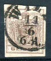 Østrig Afa 04 Stemplet