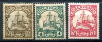 Tysk post i Østafrika Afa 22 - 24 Ustemplet