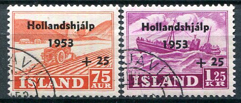 Island Afa 286 - 87 Stemplet
