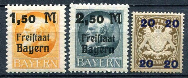 Bayern Afa 172 - 74 Postfrisk