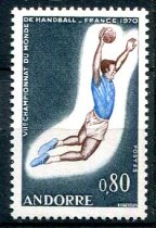 Andora (Fransk Post) Afa 221 Postfrisk