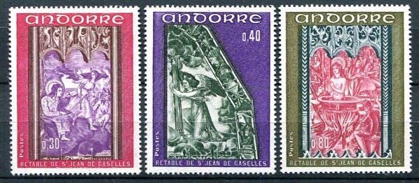 Andora (Fransk Post) Afa 226 - 28 Postfrisk