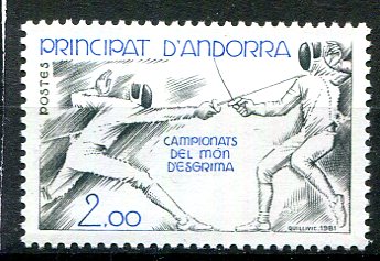 Andora (Fransk Post) Afa 317 Postfrisk