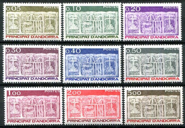 Andora (Fransk Post) Afa 337 - 45 Postfrisk