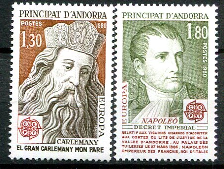 Andora (Fransk Post) Afa 305 - 06 Postfrisk