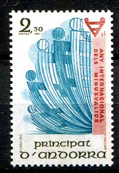 Andora (Fransk Post) Afa 320 Postfrisk