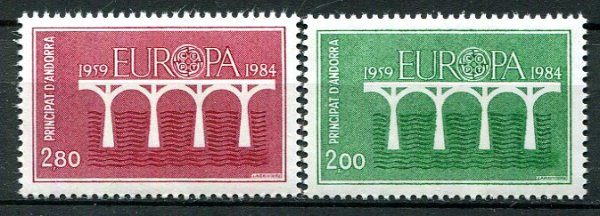 Andora (Fransk Post) Afa 350 - 51 Postfrisk
