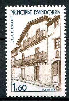 Andora (Fransk Post) Afa 347 Postfrisk