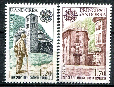 Andora (Fransk Post) Afa 297 - 98 Postfrisk