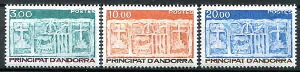Andora (Fransk Post) Afa 356 - 58 Postfrisk