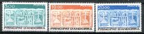 Andora (Fransk Post) Afa 356 - 58 Postfrisk