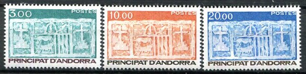 Andora (Fransk Post) Afa 356 - 58 Postfrisk