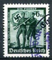 Tyske Rige Afa 657 Stemplet