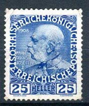 Østrig Afa 129 Ustemplet