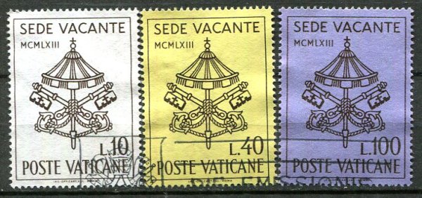 Vertikanstaten Afa 449 - 51 Stemplet