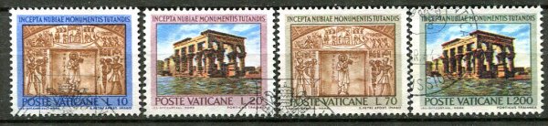 Vertikanstaten Afa 466 - 69 Stemplet