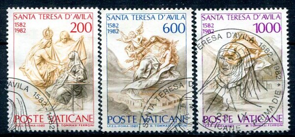 Vertikanstaten Afa 828 - 30 Stemplet