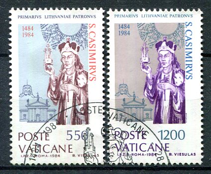 Vertikanstaten Afa 866 - 67 Stemplet