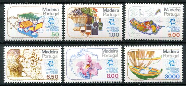 Madeira Afa 03 - 08 Postfrisk