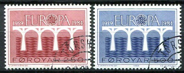 Færøerne Afa 91 - 92 Stemplet