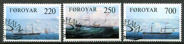 Færøerne Afa 73 - 75 Stemplet