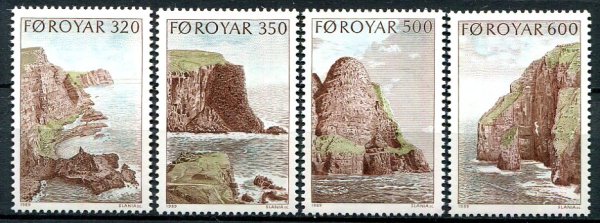 Færøerne Afa 184 - 87 Postfrisk