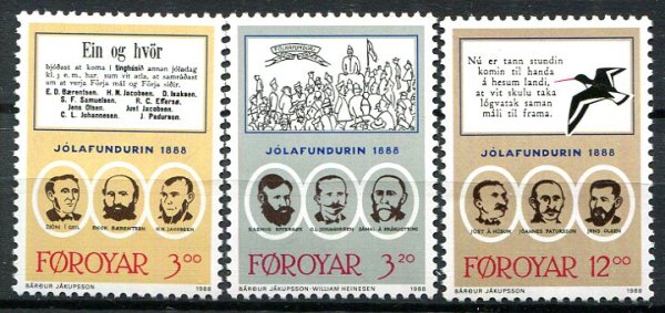 Færøerne Afa 166 - 68 Postfrisk