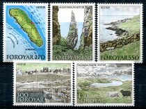 Færøerne Afa 148 - 52 Postfrisk