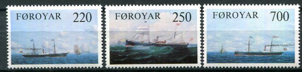 Færøerne Afa 73 - 75 Postfrisk