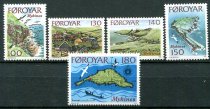 Færøerne Afa 25 - 29 Postfrisk