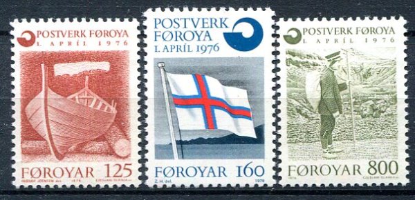 Færøerne Afa 15 - 17 Postfrisk