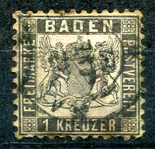 Baden Afa 17 Stemplet