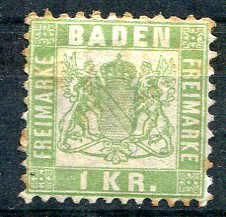 Baden Afa 23 Stemplet