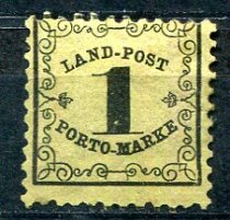 Baden Afa 01 Stemplet Portomærke